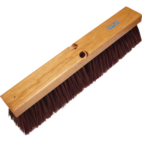 Heavy-Duty Garage & Concrete Push Broom, 24", Coarse/Stiff, Polypropylene Bristles Groupe Belzile Dickner