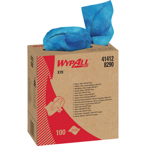 WypAll&reg; X70 Premium Industrial Cloths, Heavy-Duty, 16-4/5" L x 8-1/3" W Groupe Belzile Dickner