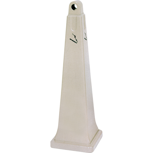 Groundskeeper Cigarette Waste Collectors, Free-Standing, Plastic, 1 US gal. Capacity, 39-3/4" Height Groupe Belzile Dickner