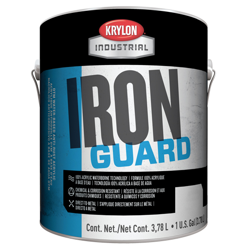 Industrial Iron Guard&reg; Water-Based Enamel, Gallon, Blue Groupe Belzile Dickner