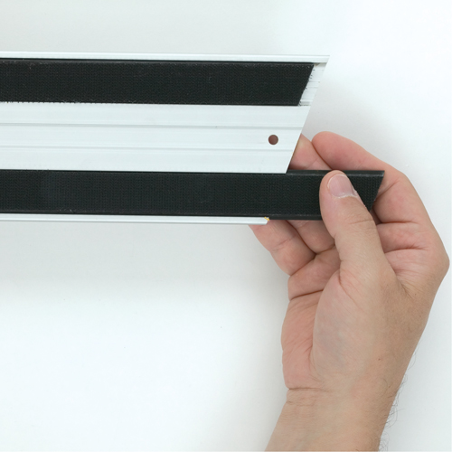 Jeu de bandes autoagrippantes de rechange pour support de vadrouille &agrave; &eacute;pousseter &agrave; raccord rapide, 24" Groupe Belzile Dickner