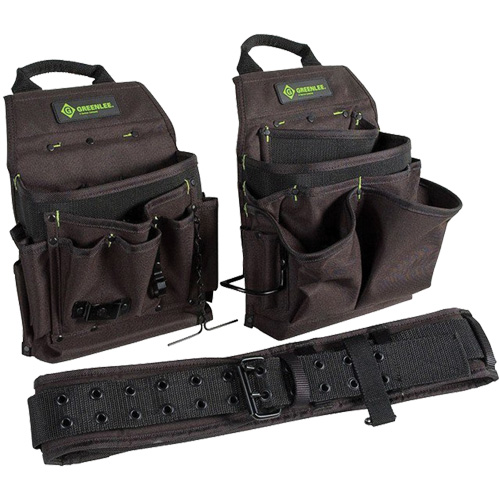 Tool Belt Combo, Polyester, Black Groupe Belzile Dickner