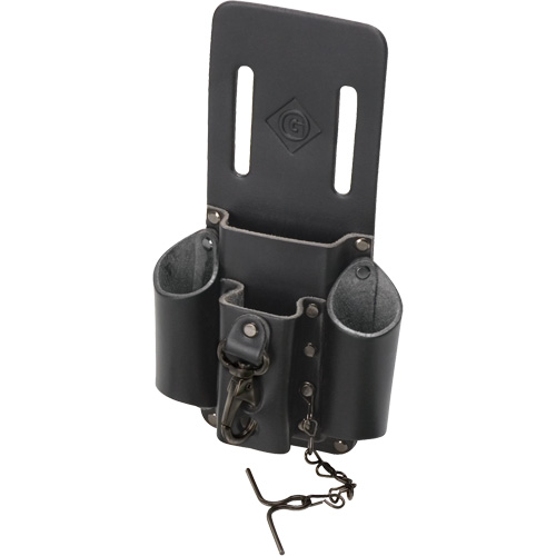 Tool Belt Pouch, Multiple Tool Holder, Leather, 4 Pockets Groupe Belzile Dickner