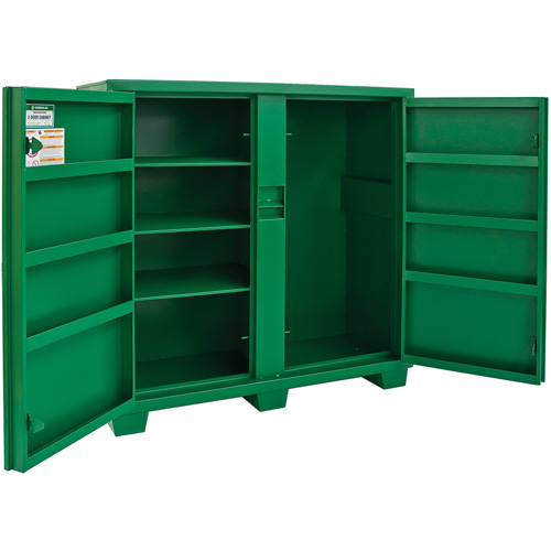 Utility Cabinet, Steel, Green Groupe Belzile Dickner