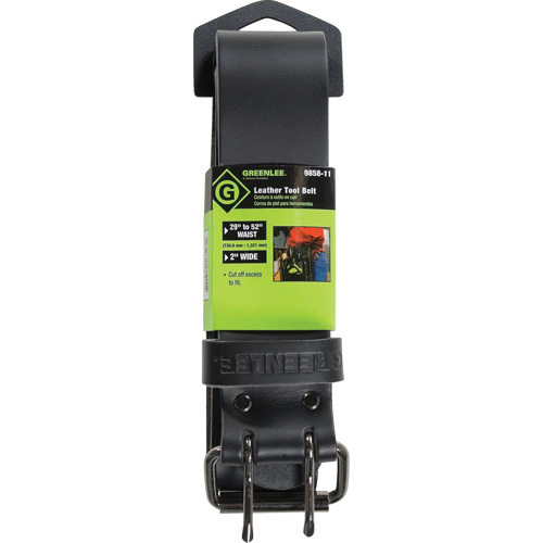 Tool Belt, Leather, Black Groupe Belzile Dickner