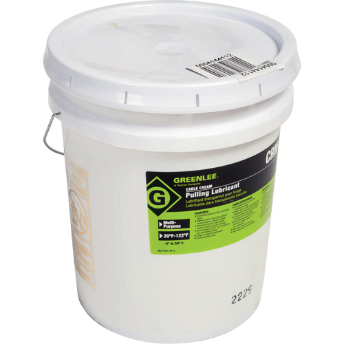 Cable Cream Pulling Lubricant, Bucket Groupe Belzile Dickner