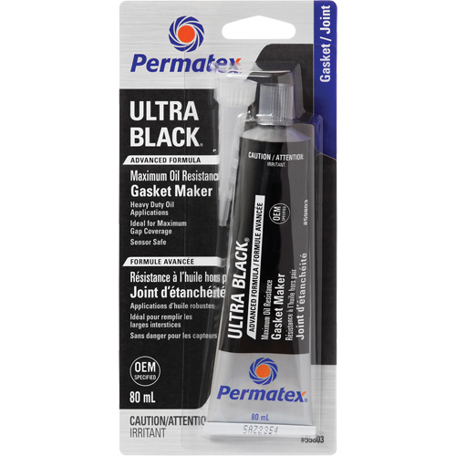 Ultra Black&reg; Gasket Maker, Tube, Black Groupe Belzile Dickner