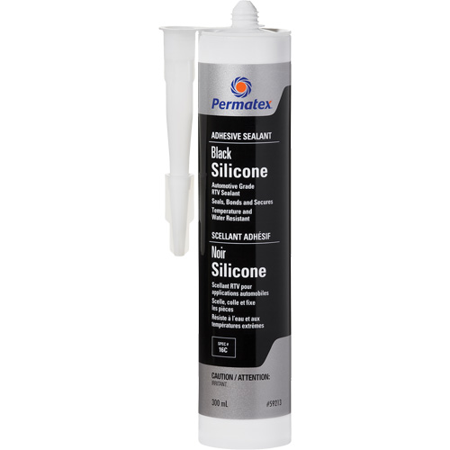 RTV Adhesive Sealant, 300 ml, Cartridge, Black Groupe Belzile Dickner