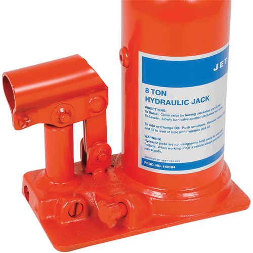 JHJ-8 Super Heavy-Duty Bottle Jack, 8 Ton(s), 15-3/8" Raised Height Groupe Belzile Dickner