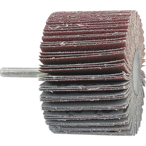 Shaft Mounted Flapwheel, A60 Grit, 2-1/2" x 1" x 1/4" Groupe Belzile Dickner
