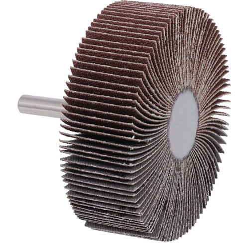 Shaft Mounted Flapwheel, A120 Grit, 3" x 1" x 1/4" Groupe Belzile Dickner