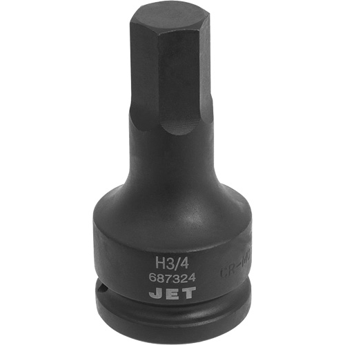 Impact Bit Socket, Hex, 3/4" x 3/4" Drive Groupe Belzile Dickner