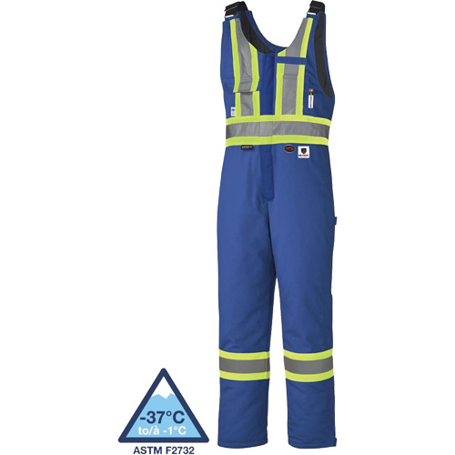 5524A High-Visibility Flame-Resistant Quilted Safety Coveralls, 2X-Large, Royal Blue Groupe Belzile Dickner