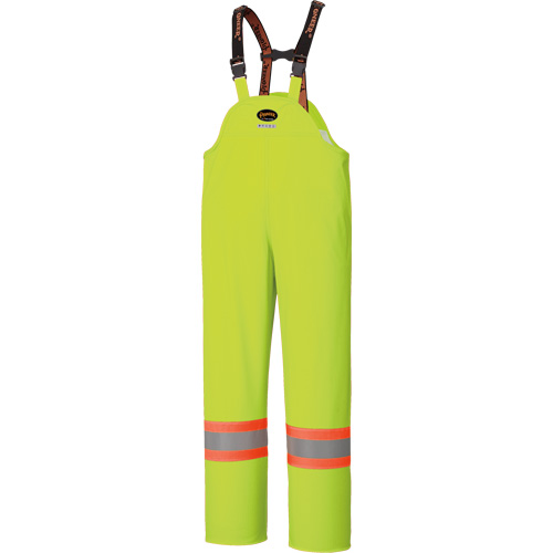 5895 High Visibility Flame Resistant Waterproof Bib Pants, 2X-Large, High Visibility Lime-Yellow Groupe Belzile Dickner