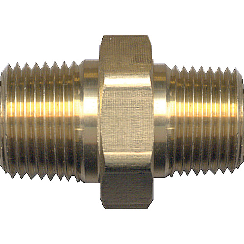 Mamelon hexagonal, Laiton, 3/4" x 1/2", NPT x NPT Groupe Belzile Dickner