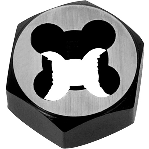 Hexagon Rethreading Bolt Die, 1" Dia., M6x1 Thread, Chromium Steel Groupe Belzile Dickner