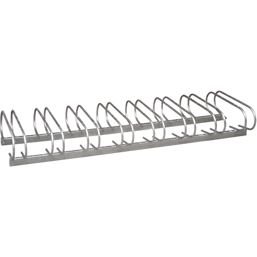 Style Bicycle Rack, Galvanized Steel, 8 Bike Capacity Groupe Belzile Dickner