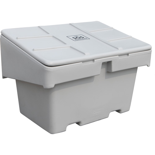 Salt Sand Container SOS, 48" x 33" x 34", 18.5 cu. Ft., Grey Groupe Belzile Dickner