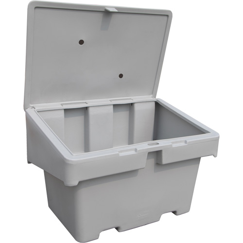 Salt Sand Container SOS, 48" x 33" x 34", 18.5 cu. Ft., Grey Groupe Belzile Dickner