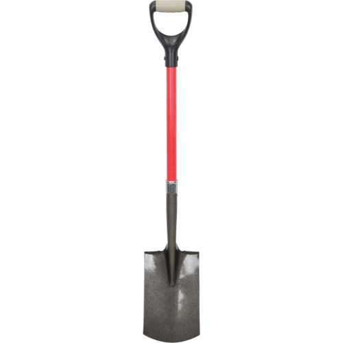Heavy-Duty Shovels, Fibreglass, Carbon Steel Blade, D-Grip Handle, 30-1/2" Long Groupe Belzile Dickner
