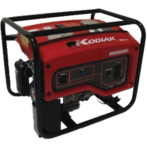 Kodiak KD3000VR Portable Generator, 2400 W Rated, 120 V, 16 L Tank Groupe Belzile Dickner