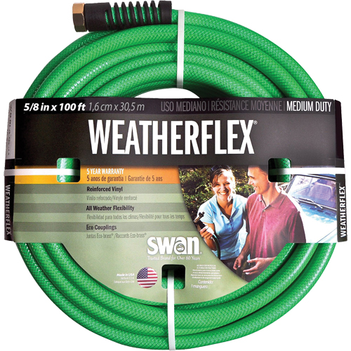 Boyaux d'arrosage pour travaux moyens Weatherflex , Vinyle, 5/8" dia x 100' Groupe Belzile Dickner