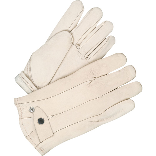 Gants classiques de cordeur, 10, Paume Cuir fleur de vache, Doubleure Molleton Groupe Belzile Dickner