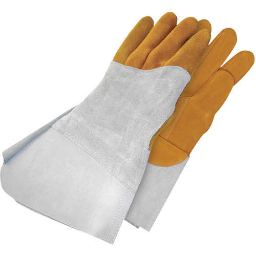 Gants de soudage &agrave; l'arc TIG en cuir de daim retourn&eacute; Gander Brand, Cuir fleur de daim, Taille 10 Groupe Belzile Dickner
