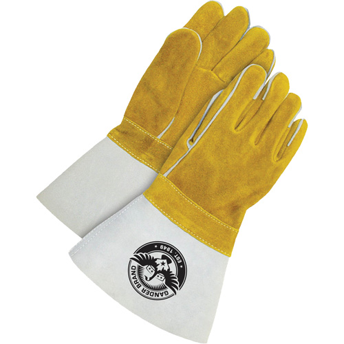 Welder Gloves with 5" Cuff, Split Cowhide, Size One Size Groupe Belzile Dickner