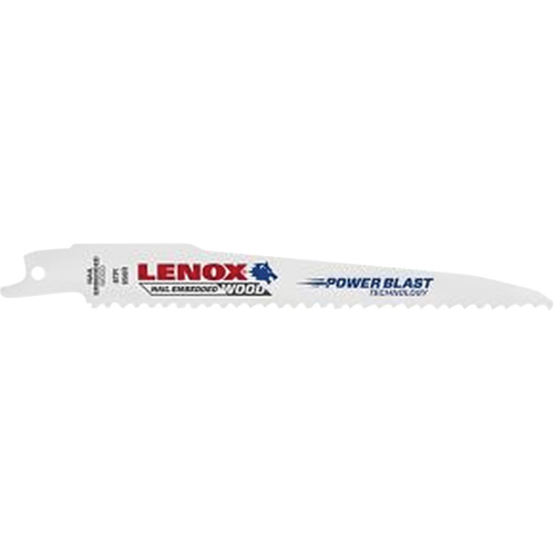 Lame de scie alternative pour le bois, Bim&eacute;tal, 6 Dents par pouce, 6" lo x 3/4" la Groupe Belzile Dickner