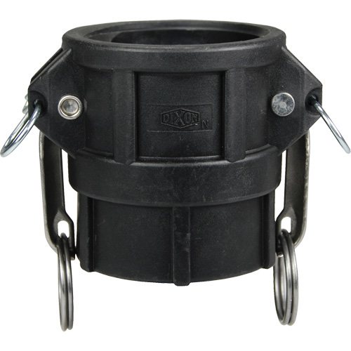 Cam & Groove Coupler, Polypropylene, Type D, 3", Female NPT, 60 PSI Groupe Belzile Dickner