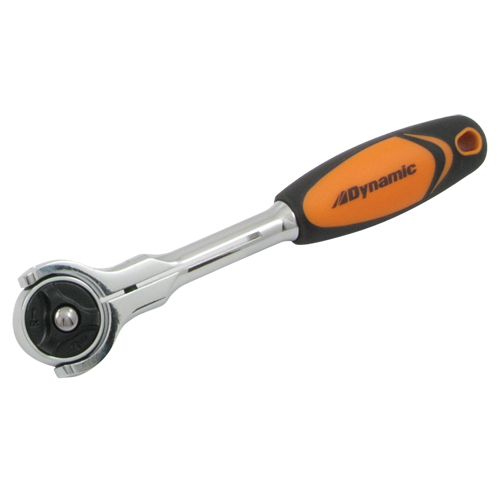 Swivel-Head Ratchet Wrench, 1/4" Drive, Cushion Grip Handle Groupe Belzile Dickner