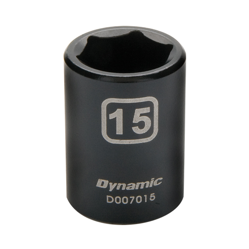 Metric Socket, Impact, 12 mm, 3/8" Drive, 6 Points Groupe Belzile Dickner