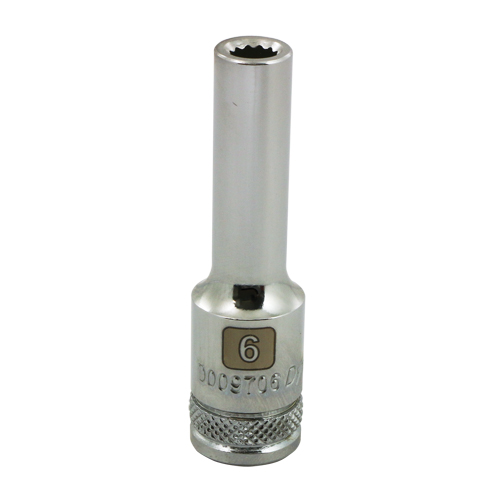 Metric Socket, 6 mm, 3/8" Drive, 12 Points, Deep Groupe Belzile Dickner