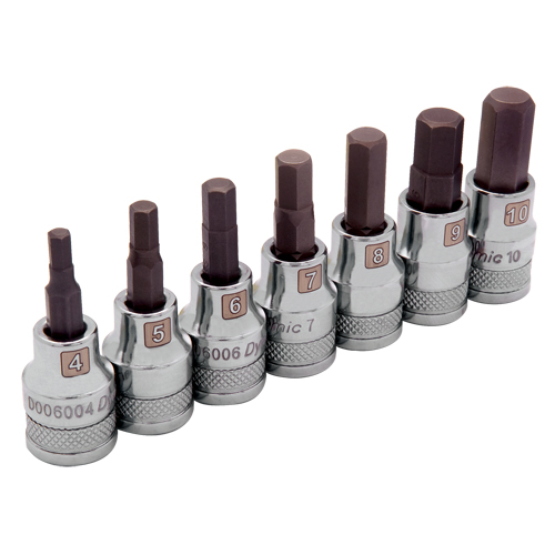Standard Metric Socket Set, 7 Pcs Groupe Belzile Dickner