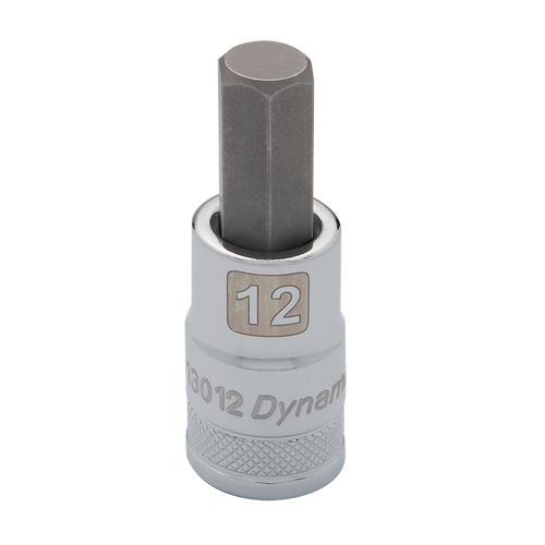 Douille &agrave; embout m&eacute;trique standard, 14 mm x 2,44" lo, Prise 1/2" Groupe Belzile Dickner