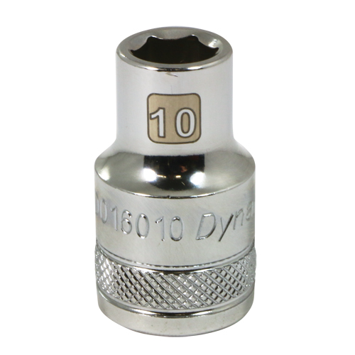 Metric Socket, 10 mm, 1/2" Drive, 6 Points Groupe Belzile Dickner