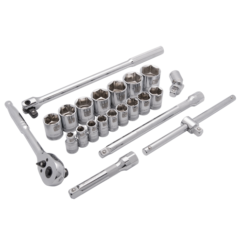Jeu de douilles SAE, 22 Mcx, Prise de 1/2" Groupe Belzile Dickner
