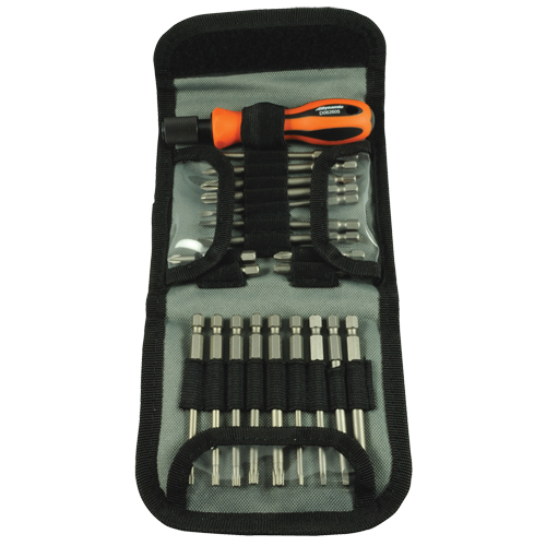 Tournevis multi embouts, 6-1/2" lo, Prise Coussin&eacute;e Groupe Belzile Dickner
