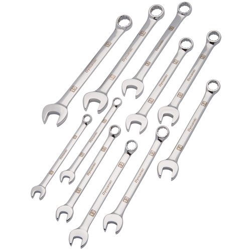 Wrench Set, Combination, 11 Pieces, Metric Groupe Belzile Dickner