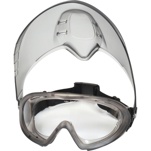 Lunettes de s&eacute;curit&eacute; Capstone Shield avec &eacute;cran facial amovible, Lentille Transparent, Antibu&eacute;e, Ventilation Directe/Ferm&eacute; Groupe Belzile Dickner