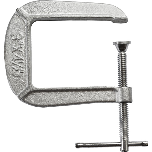 Serre-joint en C de s&eacute;rie l&eacute;g&egrave;re, Capacit&eacute; de 3" (76 mm), Profondeur de gorge de 4-1/2" (114 mm) Groupe Belzile Dickner