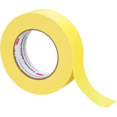 Automotive Refinish Masking Tape 388N, 36 mm (1-1/2") x 55 m (180'), Tan Groupe Belzile Dickner