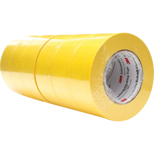 Automotive Refinish Masking Tape 388N, 48 mm (2") x 55 m (180'), Yellow Groupe Belzile Dickner