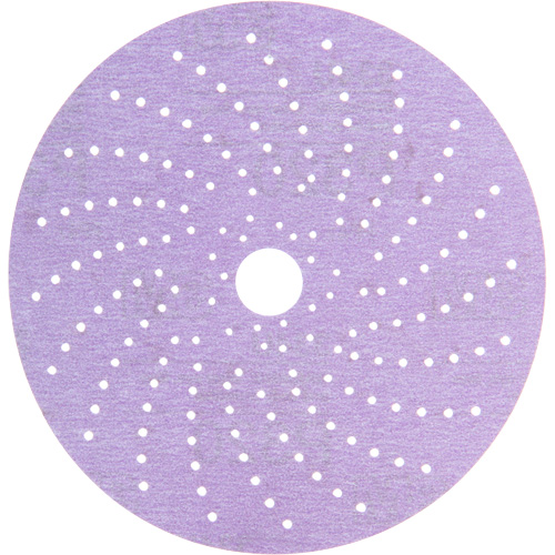 Hookit Purple Clean Sanding Disc, 6" Dia., 320+ Grit, Aluminum Oxide Groupe Belzile Dickner