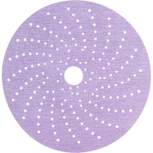 Hookit Purple Clean Sanding Disc, 6" Dia., P240 Grit, Aluminum Oxide, C-Weight Groupe Belzile Dickner