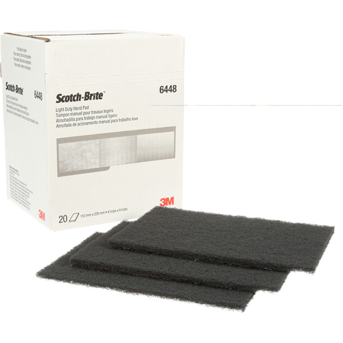 Scotch-Brite General Hand Pad, Silicon Carbide, 6" x 9", Ultra Fine Grit Groupe Belzile Dickner
