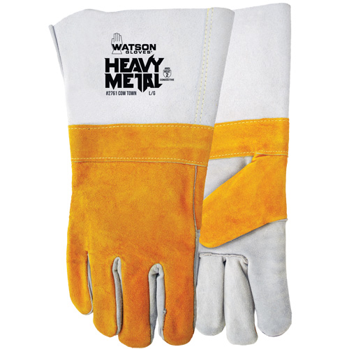 Cow Town Flame-Resistant Gloves, Split Cowhide, Size Large Groupe Belzile Dickner