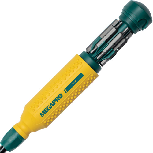 Original Hex 15-in-1 Multi-Bit Screwdriver, 8-37/50" L, Textured Handle Groupe Belzile Dickner