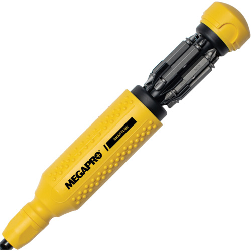 Original SHAFTLOK 15-in-1 Multi-Bit Screwdriver, 8-37/50" L, Textured Handle Groupe Belzile Dickner